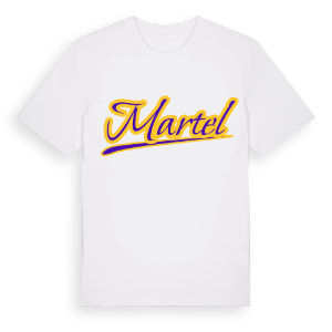 Martel baseball t-shirt – ekologisk bomull t-shirt från Pinshirt