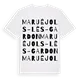 Maruéjols-lès-Gardon ordlek t-shirt