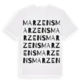 Marzens ordlek t-shirt