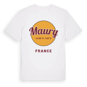 Maury cirkel t-shirt – ekologisk bomull t-shirt från Pinshirt