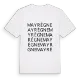 Mayrègne ordlek t-shirt
