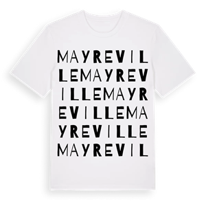 Mayreville ordlek t-shirt – ekologisk bomull t-shirt från Pinshirt