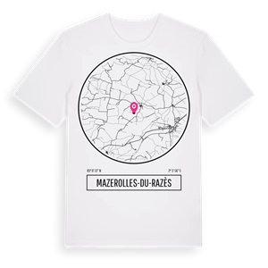 Mazerolles-du-Razès t-shirt – ekologisk bomull t-shirt från Pinshirt