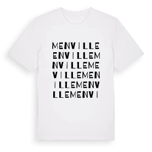 Menville ordlek t-shirt – ekologisk bomull t-shirt från Pinshirt