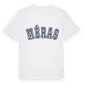 Méras college t-shirt – ekologisk bomull t-shirt från Pinshirt