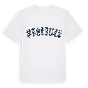 Mercenac college t-shirt – ekologisk bomull t-shirt från Pinshirt