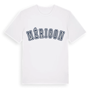 Mérigon college t-shirt – ekologisk bomull t-shirt från Pinshirt
