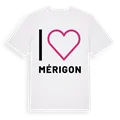 Jag älskar Mérigon t-shirt stort tryck