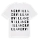 Mervilla ordlek t-shirt