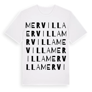 Mervilla ordlek t-shirt – ekologisk bomull t-shirt från Pinshirt