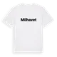 Milhavet fetstil t-shirt
