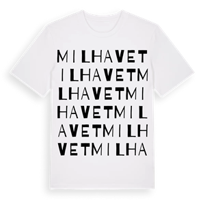 Milhavet ordlek t-shirt – ekologisk bomull t-shirt från Pinshirt