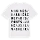 Minimes / Barrière de Paris / Ponts-Jumeaux / La Vache / Raisin / Fondeyre ordlek t-shirt