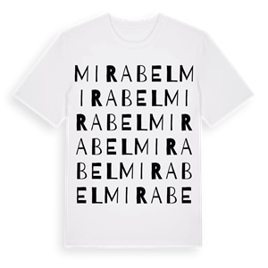 Mirabel ordlek t-shirt – ekologisk bomull t-shirt från Pinshirt