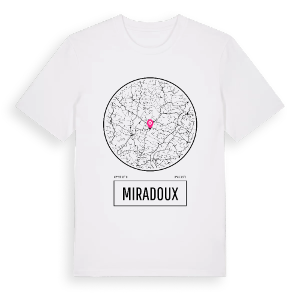 Miradoux t-shirt – ekologisk bomull t-shirt från Pinshirt