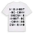 Miramont-de-Comminges ordlek t-shirt