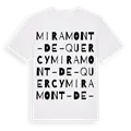 Miramont-de-Quercy ordlek t-shirt