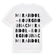 Mirandol-Bourgnounac ordlek t-shirt