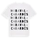Miraval-Cabardès ordlek t-shirt