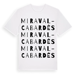 Miraval-Cabardès ordlek t-shirt – ekologisk bomull t-shirt från Pinshirt