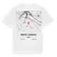 Mireval-Lauragais karta t-shirt