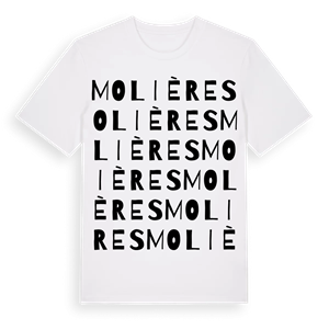 Molières ordlek t-shirt – ekologisk bomull t-shirt från Pinshirt