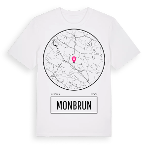 Monbrun t-shirt – ekologisk bomull t-shirt från Pinshirt