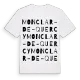 Monclar-de-Quercy ordlek t-shirt