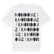 Mondouzil ordlek t-shirt