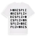 Monesple ordlek t-shirt