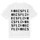 Monesple ordlek t-shirt