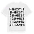 Monestiés ordlek t-shirt