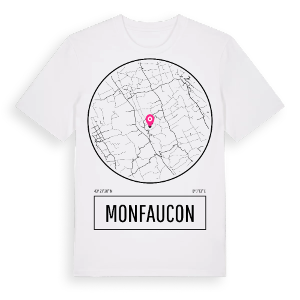 Monfaucon t-shirt – ekologisk bomull t-shirt från Pinshirt