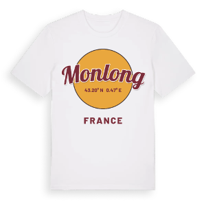 Monlong cirkel t-shirt – ekologisk bomull t-shirt från Pinshirt