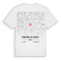 Montaigu-de-Quercy karta t-shirt
