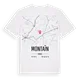 Montaïn karta t-shirt
