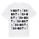 Montaïn ordlek t-shirt