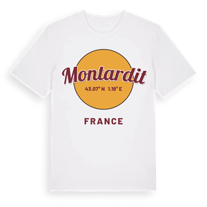 Montardit cirkel t-shirt – ekologisk bomull t-shirt från Pinshirt