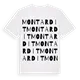 Montardit ordlek t-shirt
