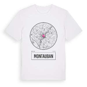 Montauban t-shirt – ekologisk bomull t-shirt från Pinshirt