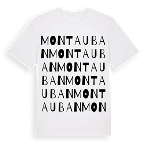 Montauban ordlek t-shirt – ekologisk bomull t-shirt från Pinshirt