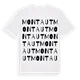 Montaut ordlek t-shirt