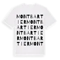 Montbartier ordlek t-shirt