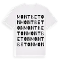 Montbeton ordlek t-shirt