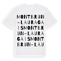 Montbrun-Lauragais ordlek t-shirt