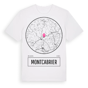 Montcabrier t-shirt – ekologisk bomull t-shirt från Pinshirt
