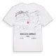 Montclar-de-Comminges karta t-shirt