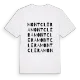 Montcléra ordlek t-shirt