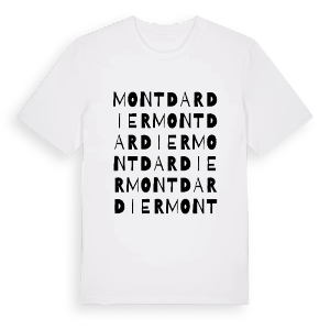 Montdardier ordlek t-shirt – ekologisk bomull t-shirt från Pinshirt