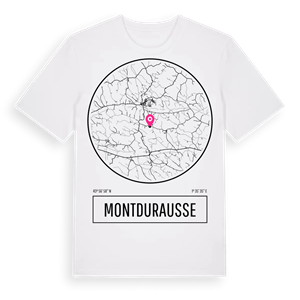 Montdurausse t-shirt – ekologisk bomull t-shirt från Pinshirt